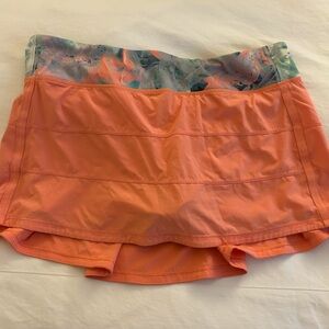 Lululemon Athletic Skort with Patterned Waistband